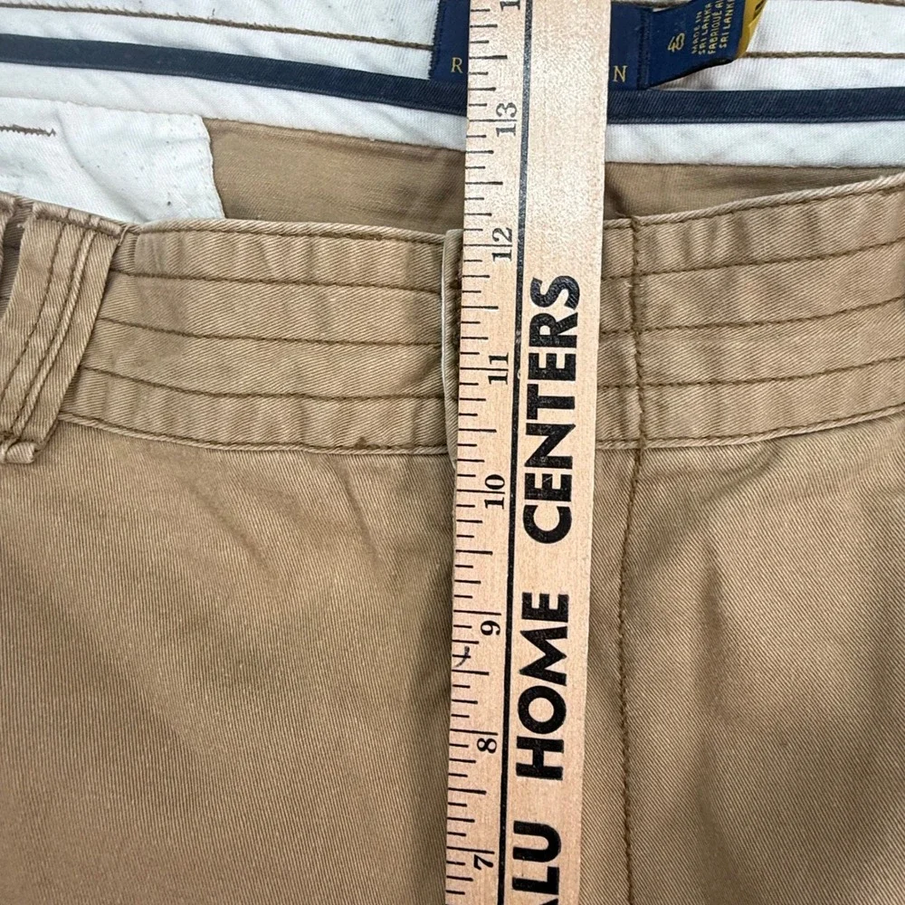 Polo Ralph Lauren Cargo Shorts Mens 40 Tan‎ Khaki Classic Polo Chino 2122